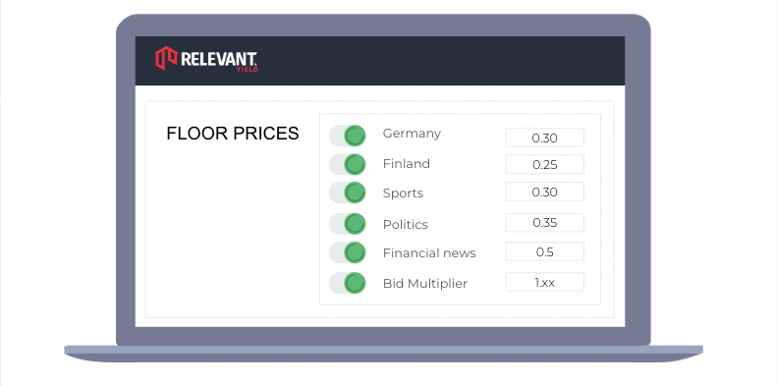 Jatkuva pohjahinnan (floor-price) optimointi